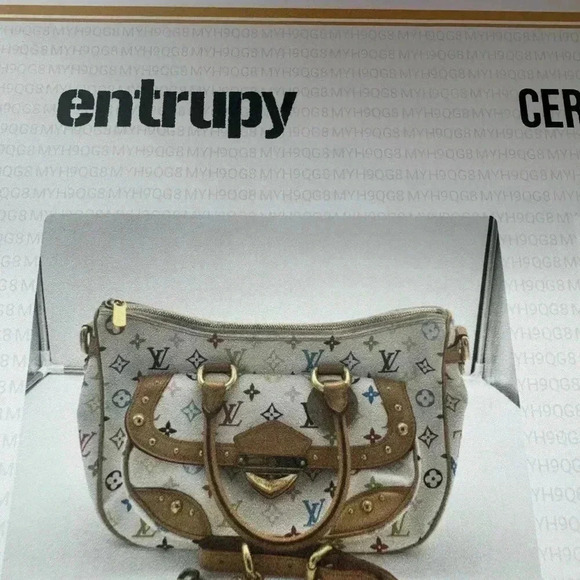 LOUIS VUITTON RITA WHITE MULTI COLOR MONOGRAM Murakami w/ 🆓 ENTRUPY - Picture 11 of 17